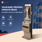 Floor stand touch screen hotel automatic payment terminal kiosk cash check in self-service terminal kiosk